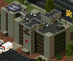 병원(게임 화면)